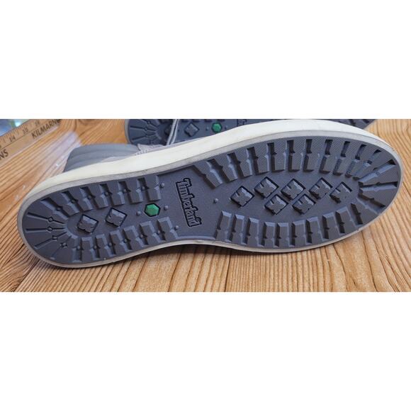 Timberland dausette gray leather high top womens shoes sneakers boots Size 10 - Picture 5 of 9